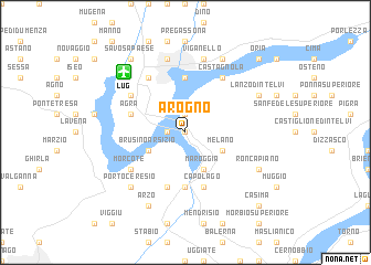 map of Arogno