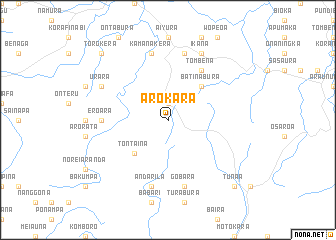 map of Arokara