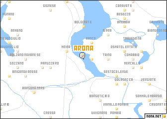 map of Arona