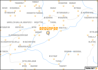 map of Arounfar
