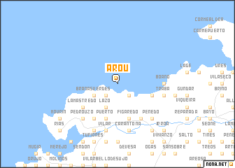 map of Arou