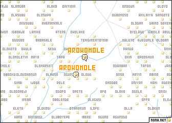 map of Arowomole