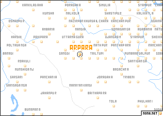 map of Ārpāra