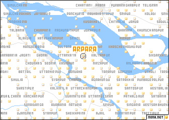 map of Ārpāra