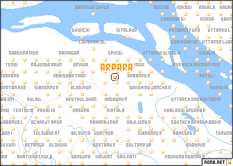 map of Ārpāra