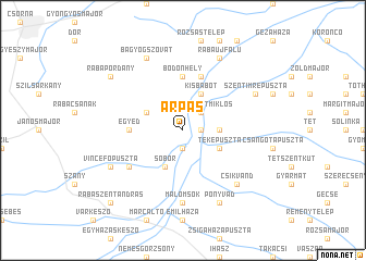 map of Árpás