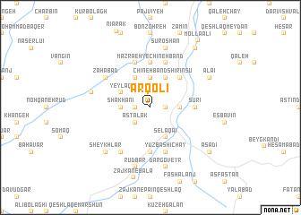 map of Arqolī