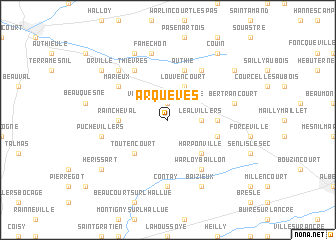 map of Arquèves