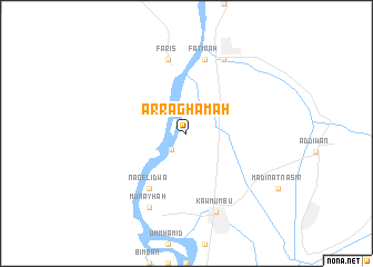 map of Ar Raghāmah