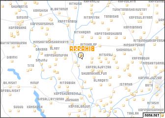 map of Ar Rāhib