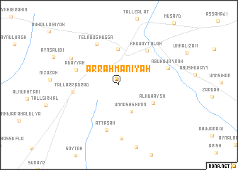 map of Ar Raḩmānīyah