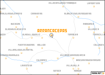 map of Arrancacepas