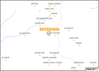 map of Ar Raqīwah