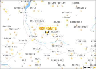 map of Arrasene