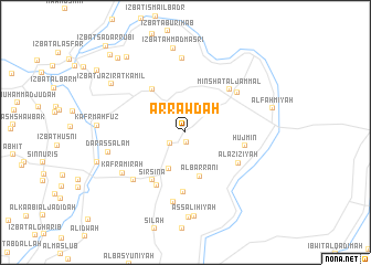 map of Ar Rawḑah