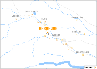 map of Ar Rawḑah