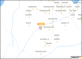 map of Arra