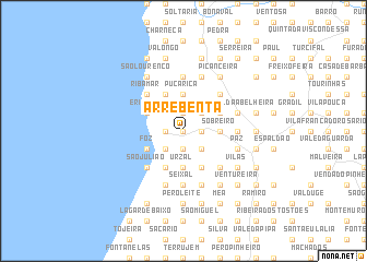 map of Arrebenta