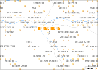 map of Arreçiadas