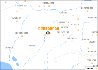 map of Arredondo
