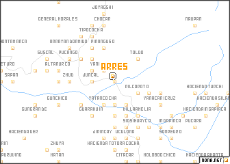 map of Arres