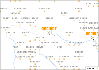 map of Ar Ribāţ
