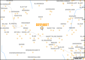 map of Ar Ribāţ