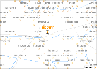 map of Arriën