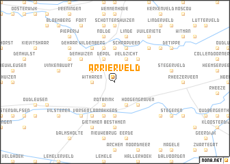 map of Arriërveld