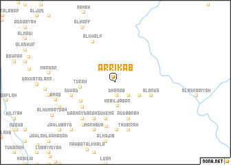 map of Ar Rikāb