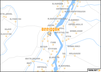 map of Ar Riqqah