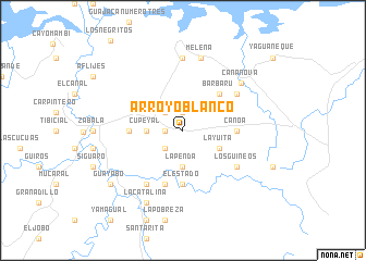 map of Arroyo Blanco