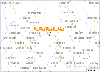 map of Arroyo Blanco
