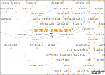 map of Arroyo Los Dajaos