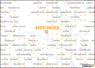 map of Arroyo Mingo