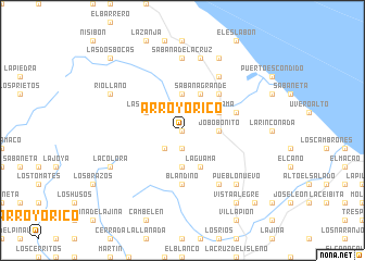 map of Arroyo Rico