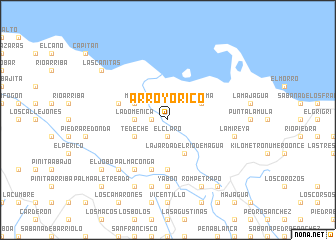 map of Arroyo Rico