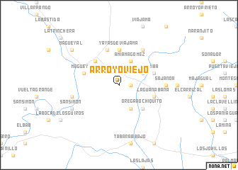 map of Arroyo Viejo