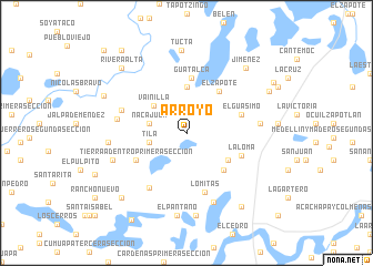 map of Arroyo