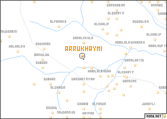 map of Ar Rukhaymī