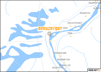 map of Ar Ruzayqāt