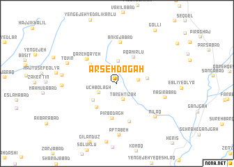 map of ‘Arşeh Dogāh
