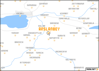 map of Arslanbey