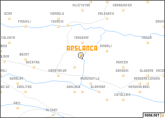 map of Arslanca