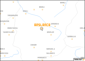 map of Arslanca