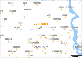 map of Arslanlı