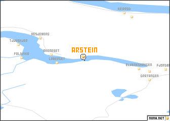 map of Årstein