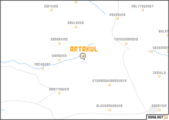 map of Artakul