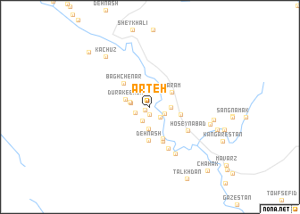 map of Arteh