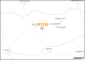 map of Artesa